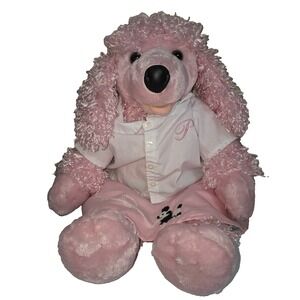 Build a Bear Workshop 18" Pink Paris French Poodle Plush Stuffed Animal w/Outfit
